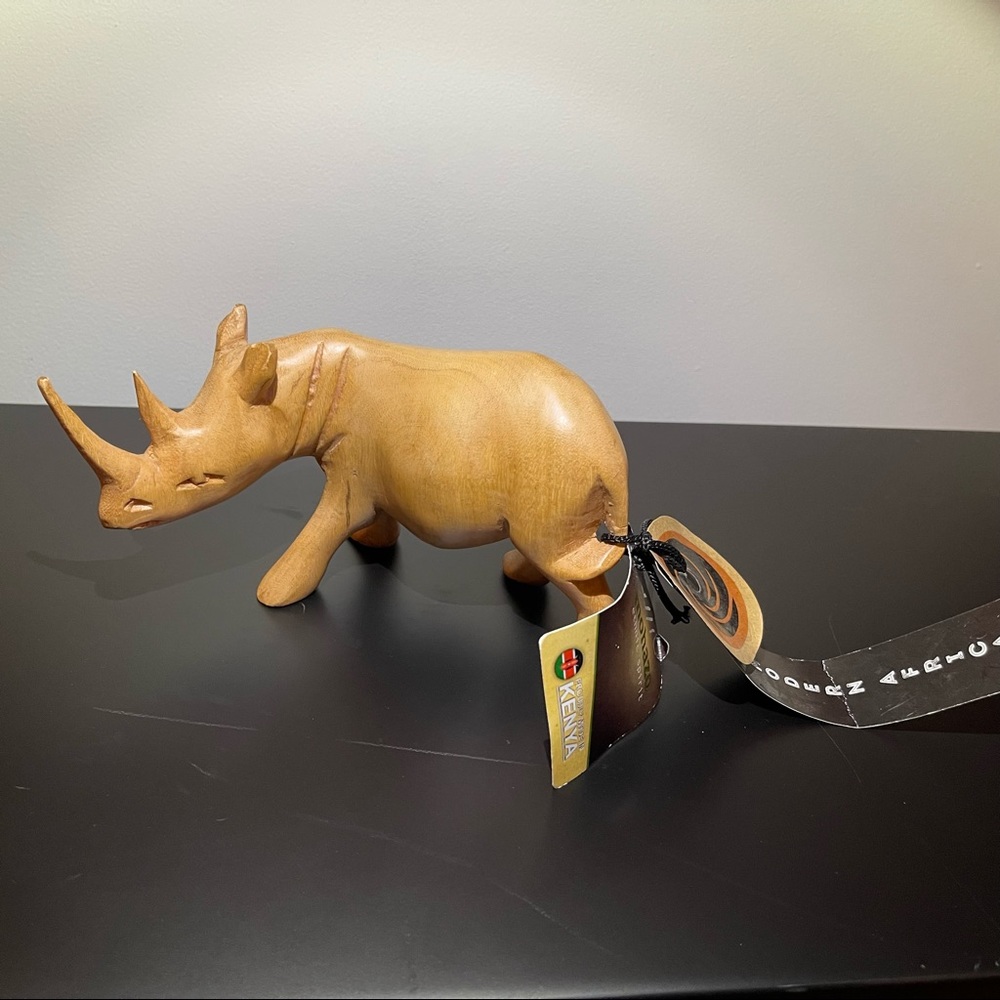 Small rhino sculpture